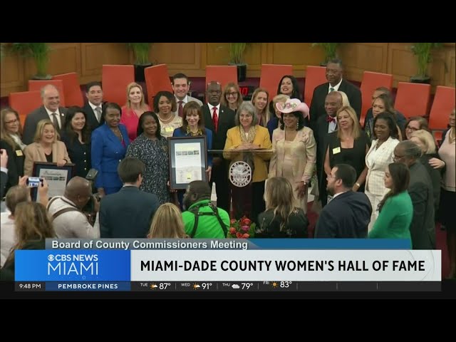 Miami-Dade County Women's Hall of Fame welcomes 3 new members