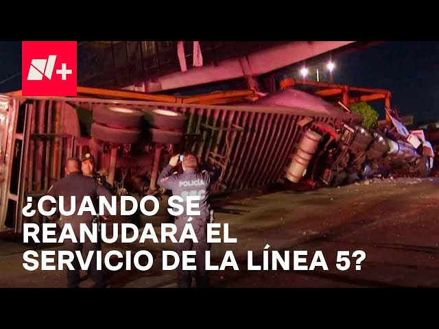 Tráiler deja con servicio "a medias" a Línea 5 del Metro - En Punto