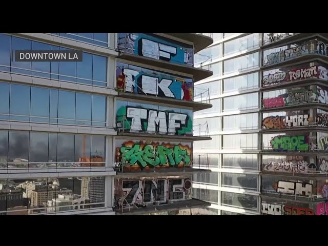 City of LA to hire private security for graffiti towers