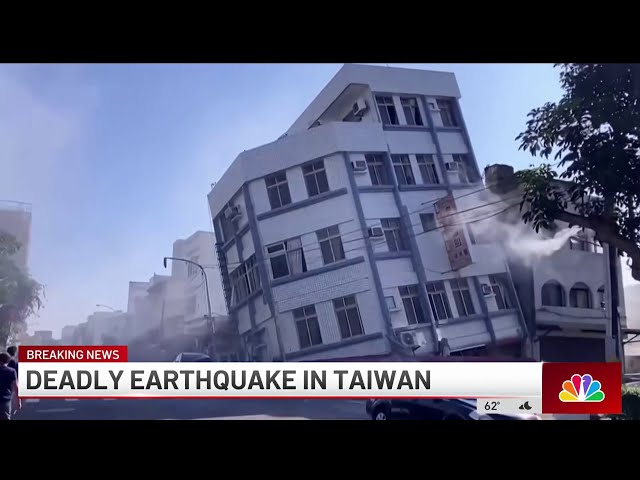 Deadly earthquake in Taiwan leaves at least 4 dead