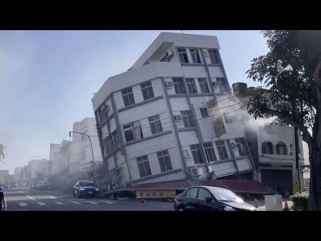 Tsunami-Warnungen nach schwerem Erdbeben in Taiwan