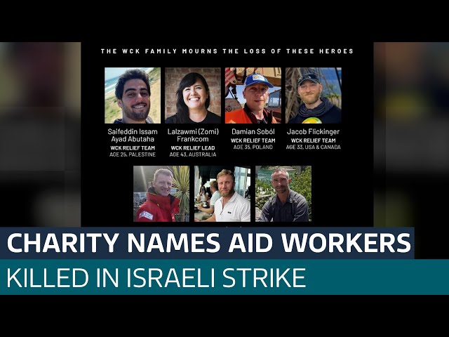 Aid workers killed in Gaza were ‘heroes’, says charity as British victims named | ITV News