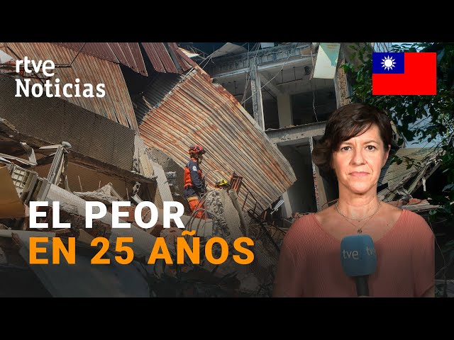 TAIWÁN: Un TERREMOTO de 7,2 de MAGNITUD deja al menos 7 MUERTOS y 700 HERIDOS | RTVE