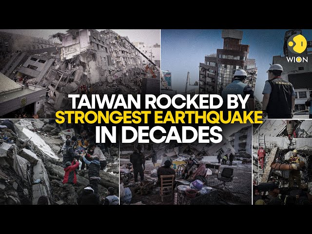 Taiwan earthquake: Taiwan's strongest earthquake in 25 years kills seven, traps 77 | WION LIVE