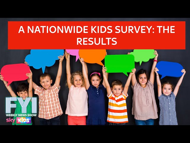 FYI: Weekly News Show Friday 29th March – A nationwide kids survey: The results