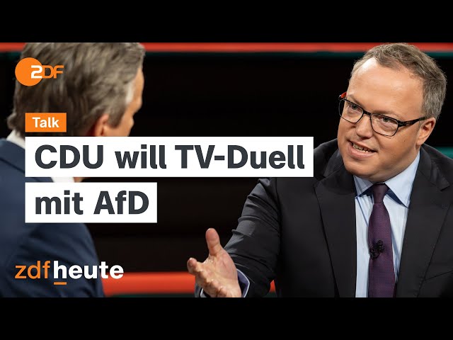 ⁣CDU vs. AfD: Wer wird stärkste Kraft in Thüringen? | Markus Lanz vom 02. April 2024