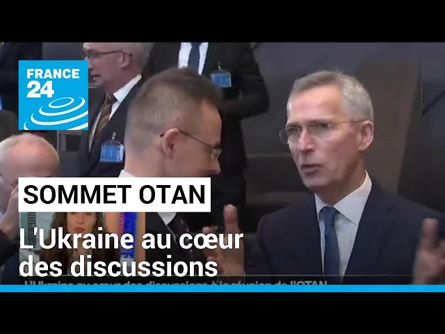 Sommet de l'OTAN à Bruxelles  : l'Ukraine au cœur des discussions • FRANCE 24