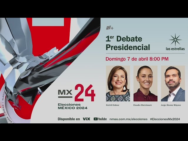 Primer debate presidencial 2024: ¿Dónde y cuándo verlo? - Despierta