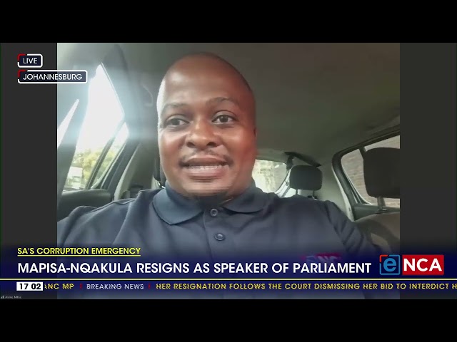 Nosiviwe Mapisa-Nqakula resigns as speaker and member of parliament