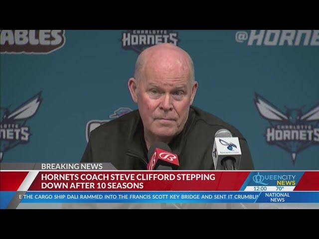 Hornets' Steve Clifford stepping down at the end of the season