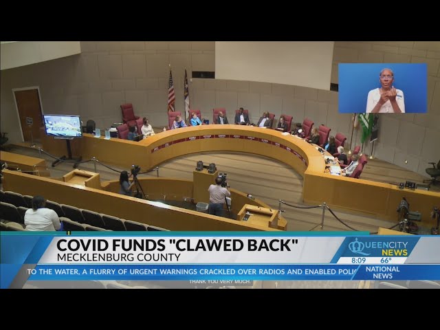 Meck County 'claws back' COVID funds from groups