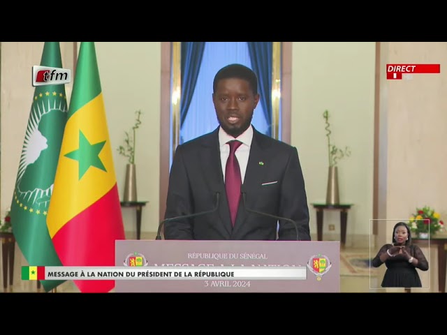 Discours à la nation du Président Bassirou Diomaye Diakhar Faye version wolof