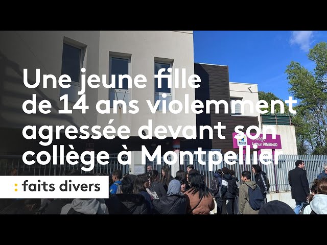 ⁣Une jeune fille de 14 ans violemment agressée devant son collège à Montpellier
