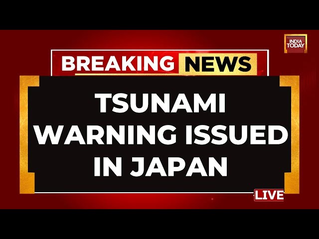 Taiwan Earthquake LIVE Updates: Tsunami Warning Issued In Taiwan | Japan Earthquake LIVE Visuals