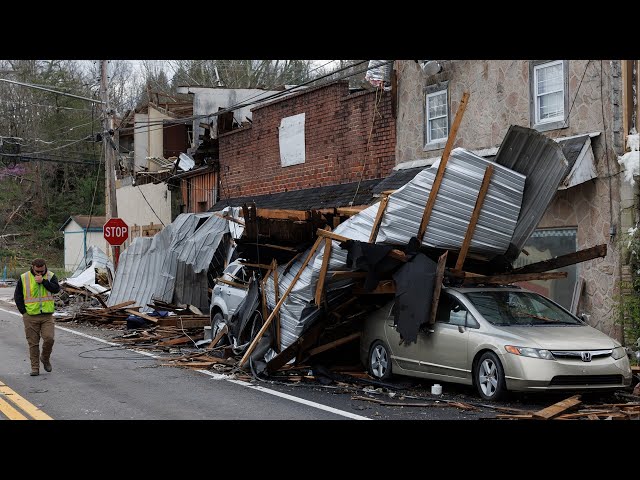 Firsthand look at damage from tornadoes in Tennessee