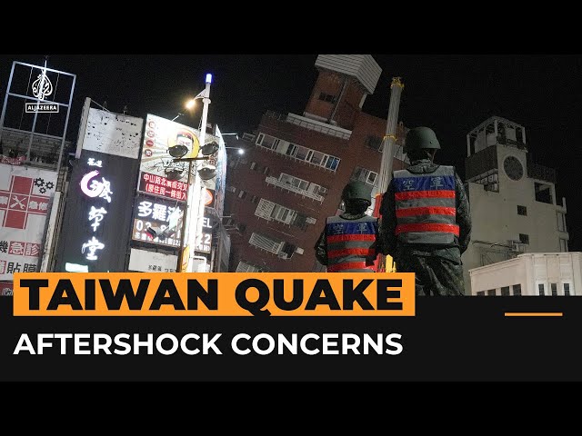 Taiwan earthquake aftershock concerns | #AJshorts