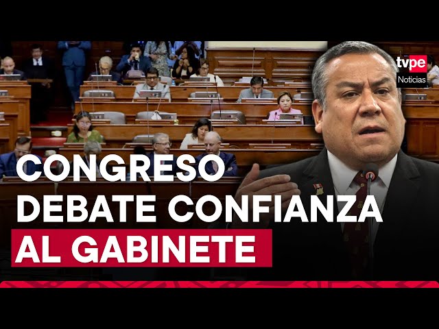 EN VIVO: Gabinete Adrianzén se presenta ante el Congreso para pedir voto de confianza