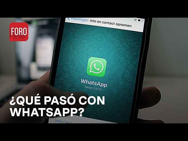 Se reportó la caída de WhatsApp hoy 3 abril 2024 - Paralelo 23