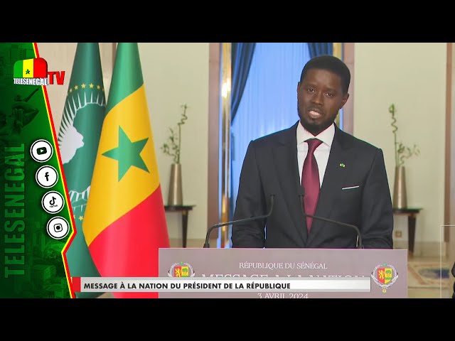 MESSAGE À LA NATION DU PRÉSIDENT DE LA RÉPUBLIQUE BASSIROU DIOMAYEFAYE - VERSION WOLOF