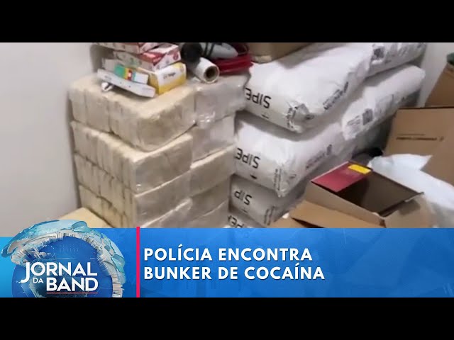⁣Polícia descobre central da droga e apreende 2 toneladas em SP | Jornal da Band