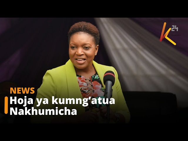 ⁣Waziri wa afya Susan Nakhumicha, akabiliwa na tishio la kupoteza kazi