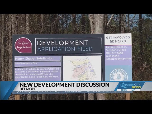 Proposed Belmont development up for discussion