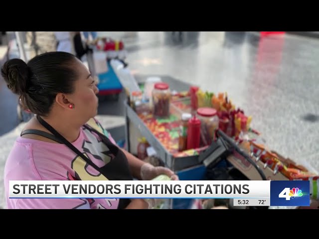 ⁣Street vendors in LA fighting what they say are 'unfair citations'