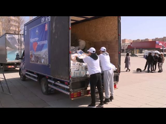 ⁣Автокараван и волонтеры: гумпомощь отправили жителям Шетского района