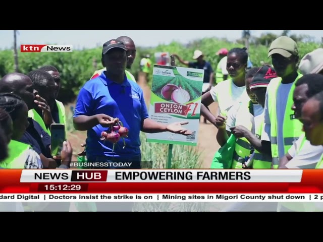 ⁣Bayer EA collaborates with famers to empower farmers with knowledge to boost food production