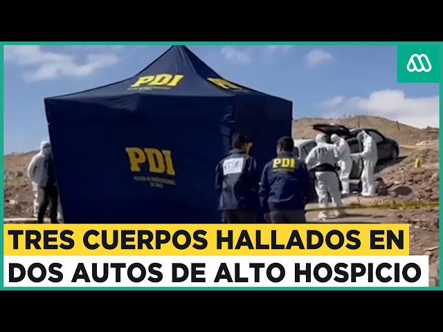 Encuentran tres cuerpos en dos autos: Crimen se apodera de Alto Hospicio