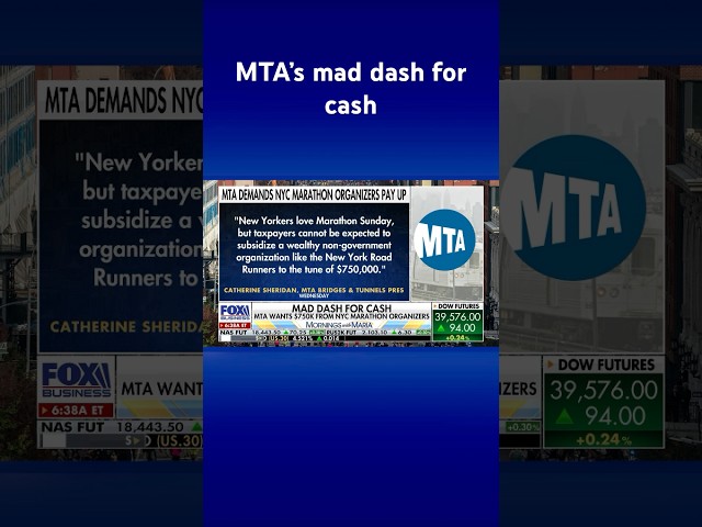 ⁣NYC marathon demanded to cough up $750K in MTA tolls #shorts