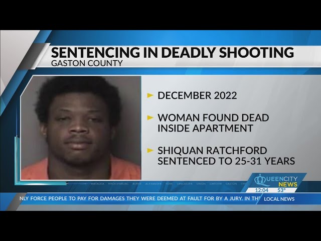 ⁣Man who shot and killed Gastonia woman sentenced