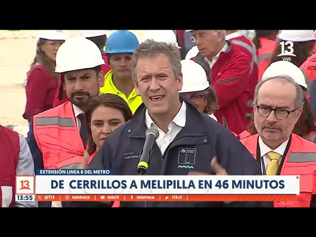 ⁣Comienzan obras para extensión de la Línea 6 del Metro de Santiago