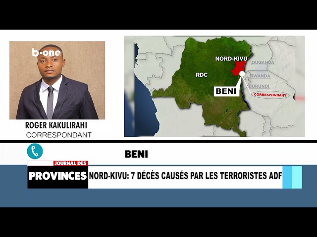 ⁣Nord-Kivu : 7 décès causés par les terroristes ADF