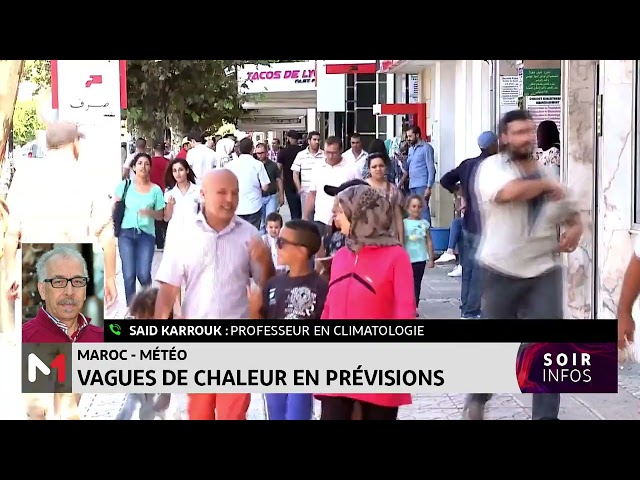 ⁣Maroc : vagues de chaleur en prévisions