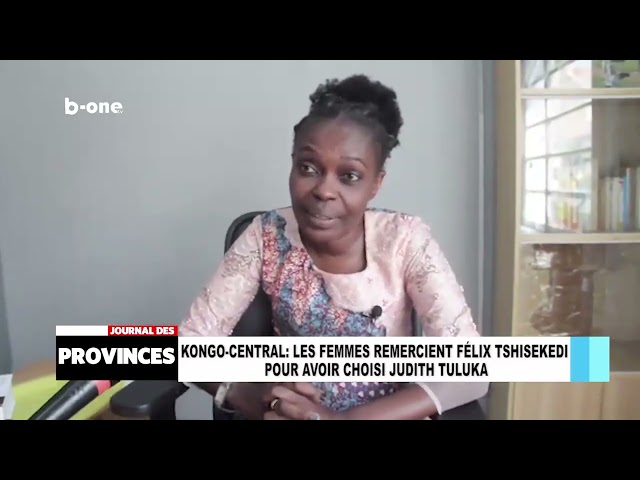 ⁣Kongo-central : les femmes remercient Félix TSHISEKEDI pour avoir choisi Judith TULUKA