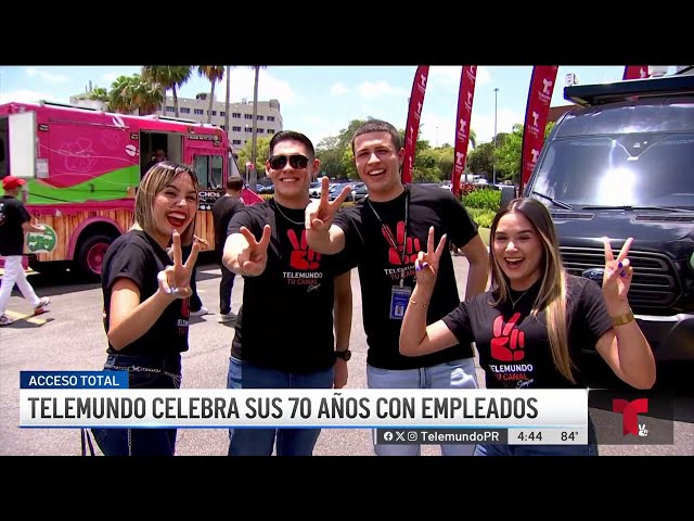 Continúa la celebración de los 70 años de Telemundo