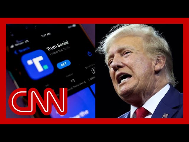 See how Trump defended Truth Social after stock price plummeted