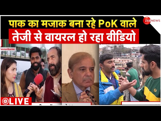 PoK public reaction on Kashmir LIVE: भारत ने कुछ कहा भी नहीं और पाक पिट गया! Shehbaz Sharif| PM Modi