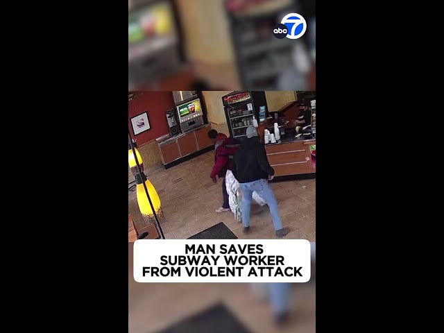 Subway customer intervenes during altercation inside store