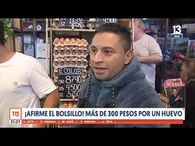 ¡Afirme el bolsillo!: más de 300 pesos por un huevo