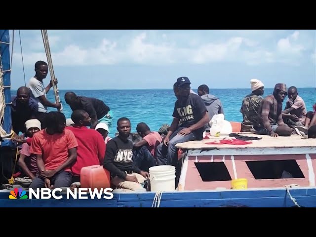 ⁣Florida increases patrol along border as Haitians seek refuge 