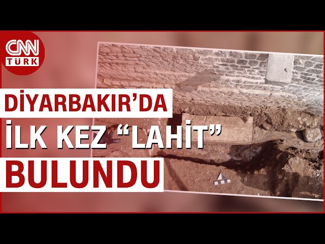 Çalışma Sırasında Fark Edildi: Diyarbakır'da Bir İlk! Lahit Bulundu... #Haber