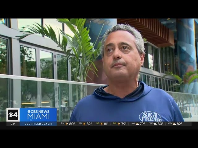 Man talks about escaping death in Fort Lauderdale