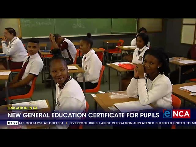 New General Education Certificate for pupils