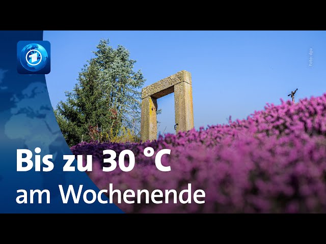 Wetter in Deutschland: Ungewöhnlich warmes Wochenende erwartet