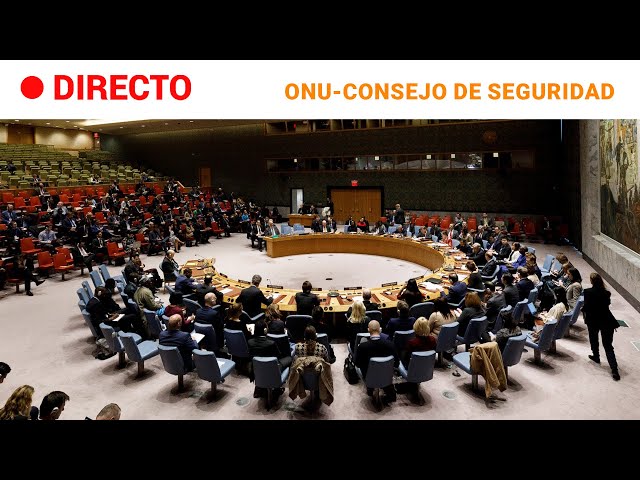 ONU  EN DIRECTO: El CONSEJO de SEGURIDAD se REÚNE para TRATAR la SITUACIÓN en GAZA | RTVE Noticias