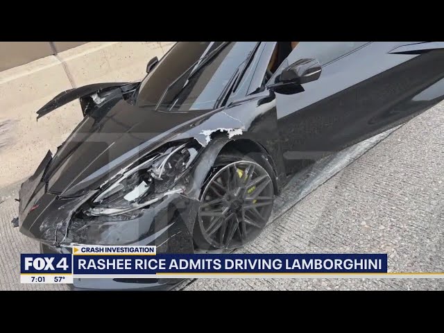 Attorney says Rashee Rice was driving Lamborghini