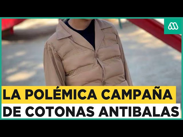 Cotonas antibalas: Polémica campaña de seguridad por balaceras