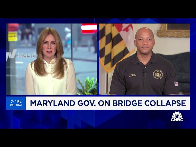 ⁣Maryland Gov. Wes Moore on restoring the Port of Baltimore: This is not a Maryland issue